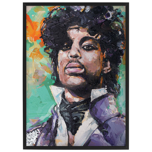 Prince estampado 29,7x42 cm (A3) - enmarcado y firmado