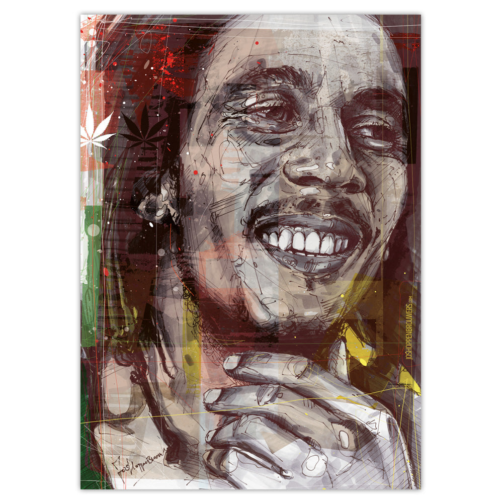 Bob Marley 01 print 50x70 cm