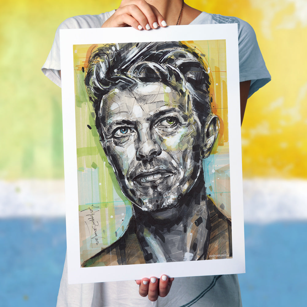 David Bowie 02 print 50x70 cm