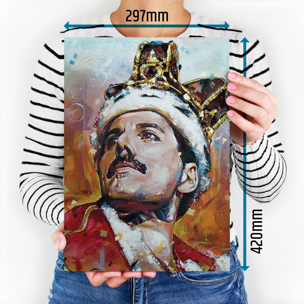 Freddie Mercury 01 estampado 29,7x42 cm (A3)