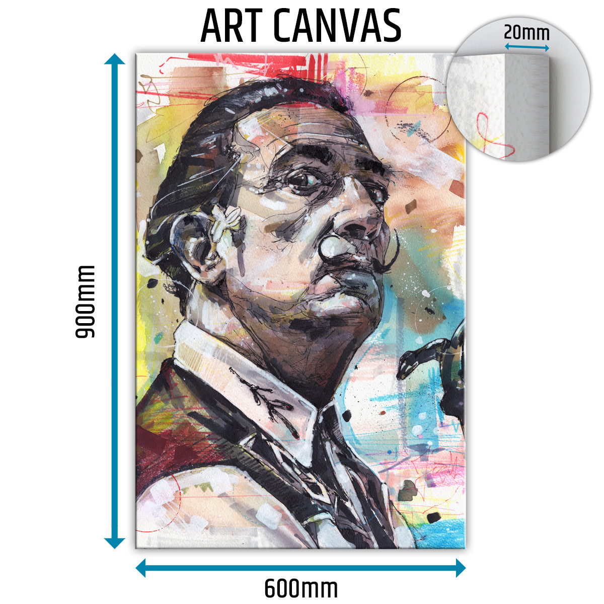 Salvador Dali Leinwand