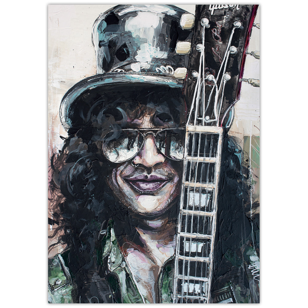 Slash print 29,7x42 cm (A3) - ingelijst & gesigneerd