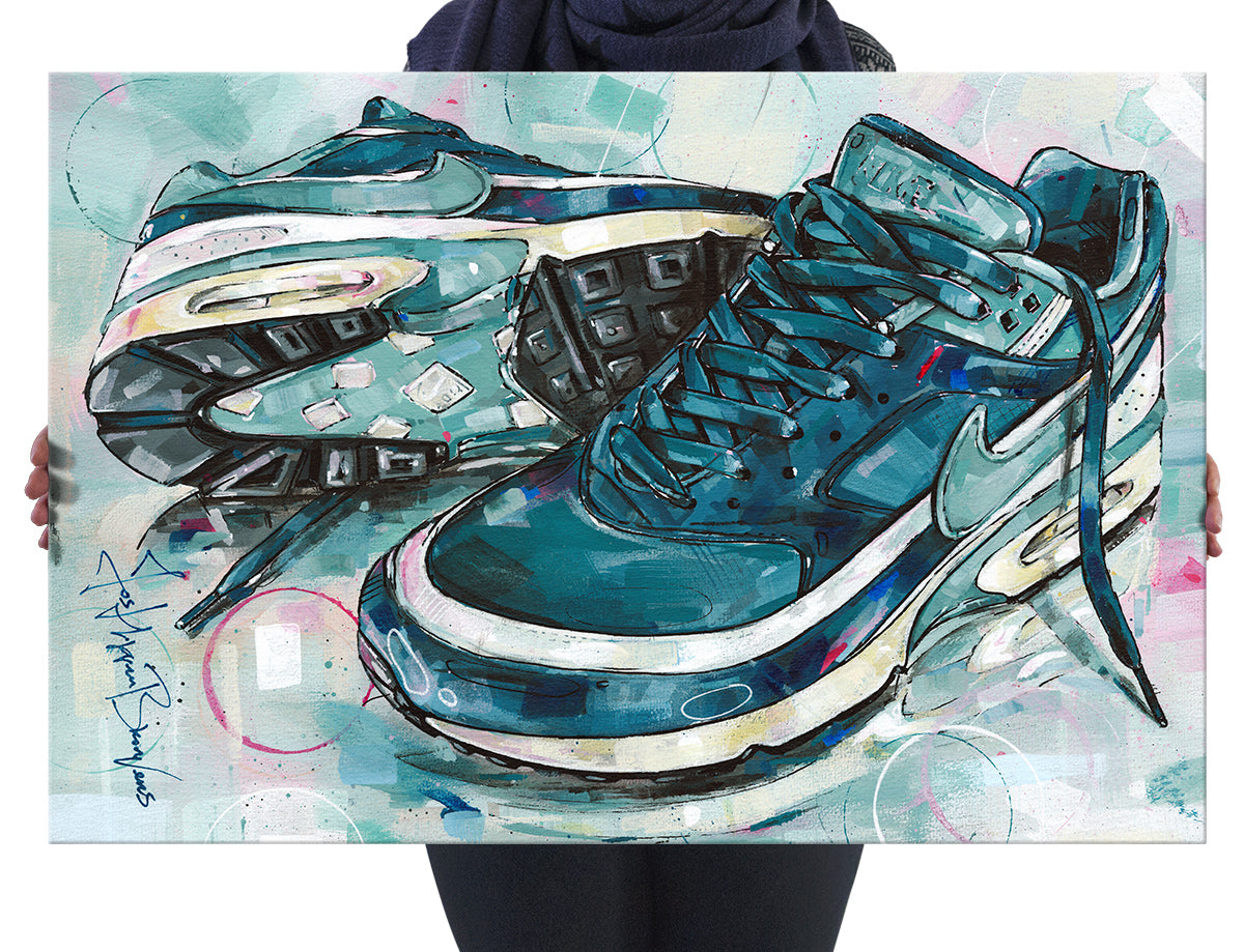 Nike Air Max classic BW marina grey jade Leinwand