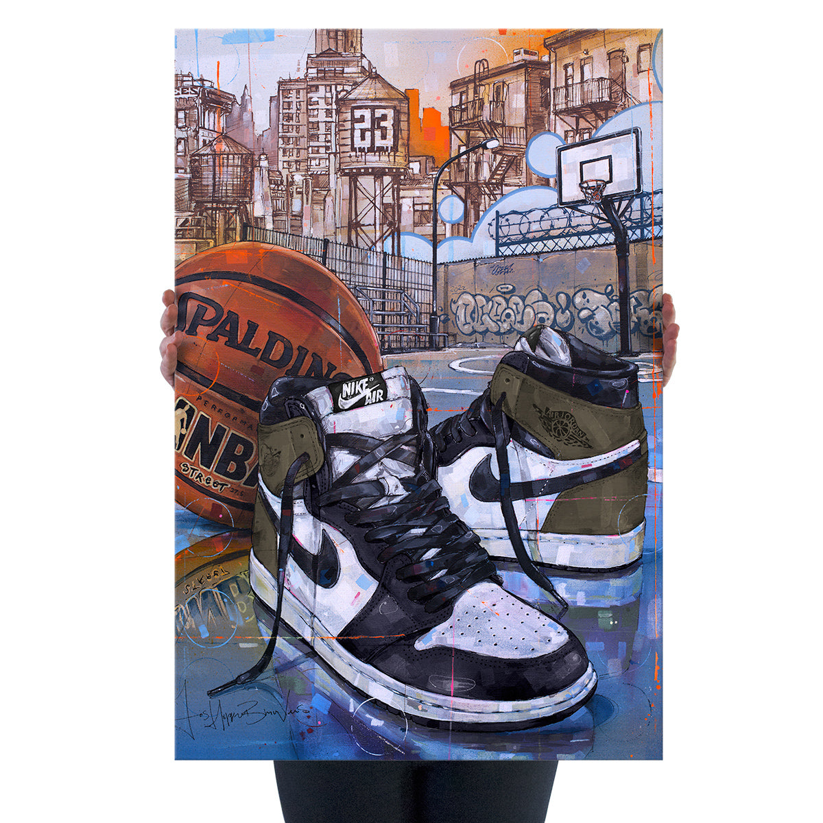 Nike Air Jordan 1 basketball dark mocha lienzo