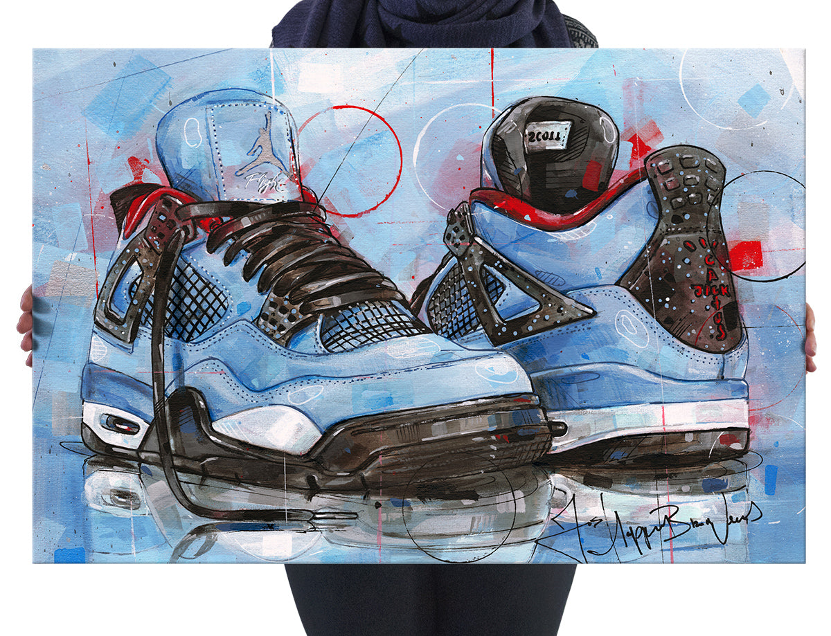 Nike Air Jordan 4 Cactus Jack canvas
