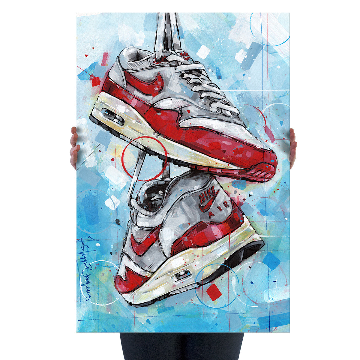 Nike Air Max 1 OG red canvas