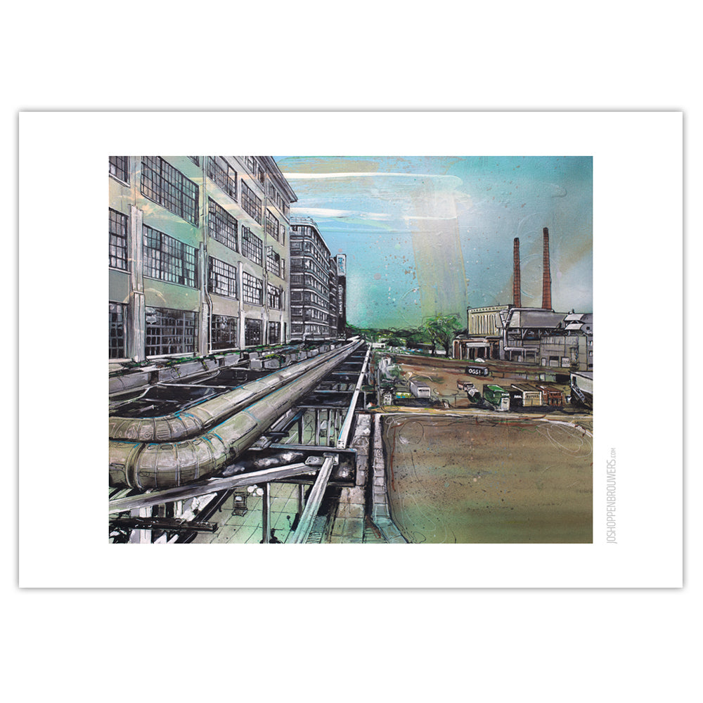 Eindhoven Strijp-S print 70x50 cm