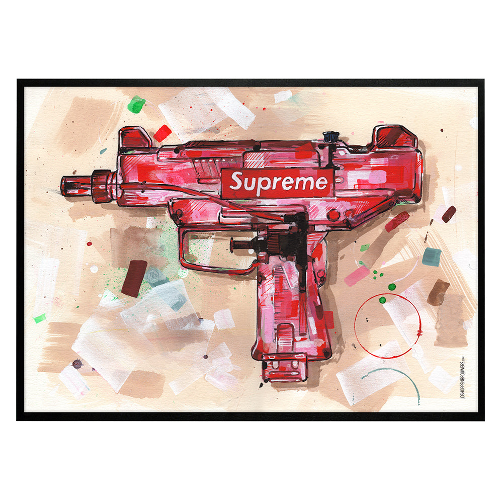 Pistola de agua estampada