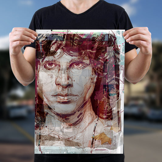 Jim Morrison print 50x70 cm