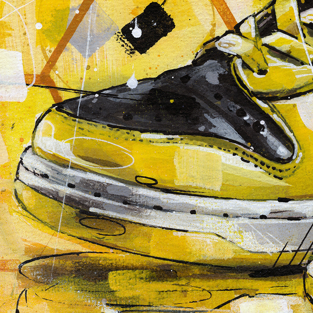 Nike Dunk high Wu-Tang LE print 70x50 cm - ingelijst & gesigneerd