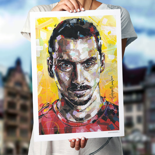 Zlatan Ibrahimovic estampado 50x70 cm