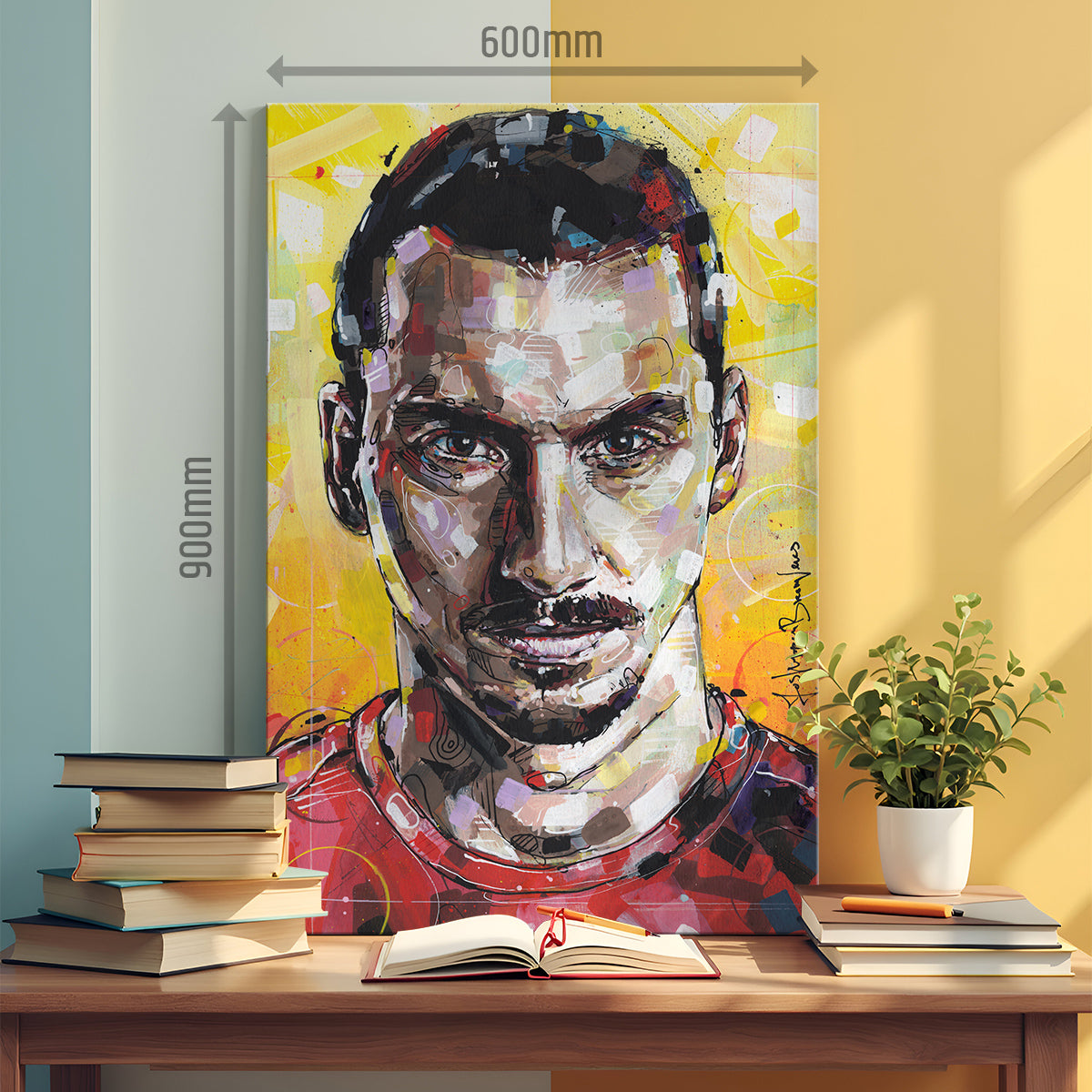 Zlatan Ibrahimovic Leinwand